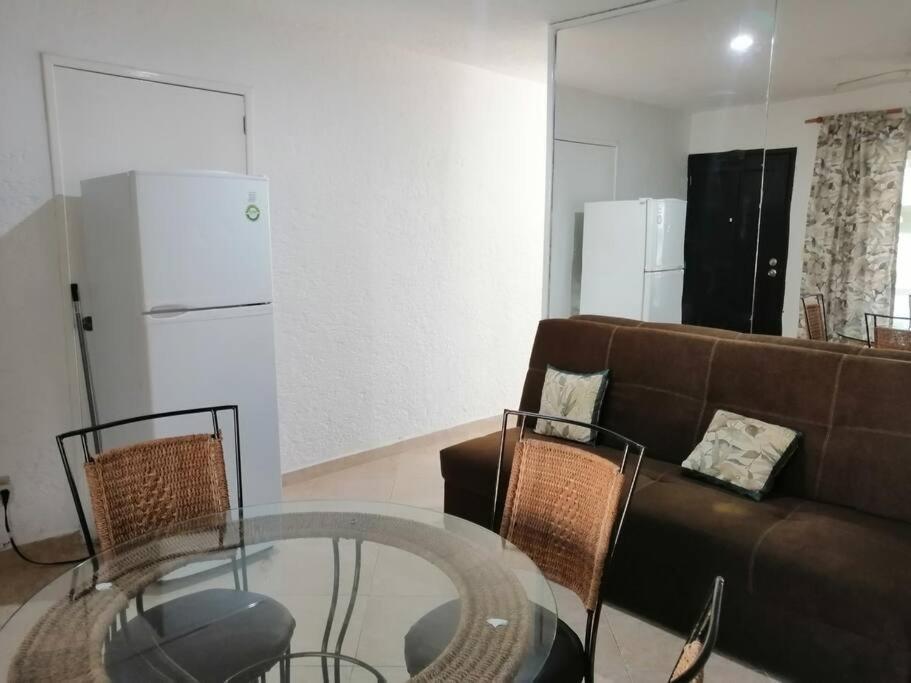 Confortable Depa En Condominio Frente Al Mar! Cancún Kültér fotó